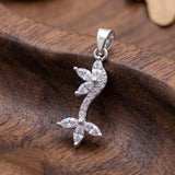 92.5 Sterling Silver Bloom Vine Pendant