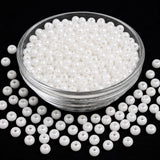 50gm 4/0 Preciosa Glossy White Seed Beads