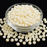 50gm 4/0 Preciosa Creamy White Seed Beads