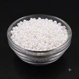 50gm 6/0 Preciosa Opaque Pearl White Seed Beads