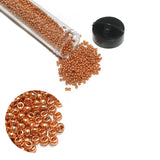 Preciosa Seed Beads Metallic Rose Gold 11`0, 3900 Pcs