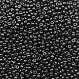 Preciosa Seed Beads Opaque Black 11`0, 3900 Pcs