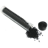 Preciosa Seed Beads Opaque Black 11`0, 3900 Pcs