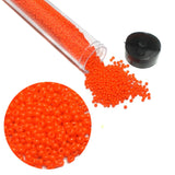 Preciosa Seed Beads Opaque Orange Luster 11`0, 3900 Pcs