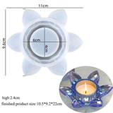 105mm Silicone Mold Lotus Shape Tealight Candle Holder