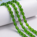 1 string Glass Drop Beads 12x8mm
