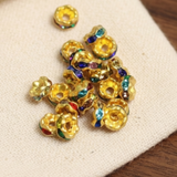 4mm Rhinestone Disc Spacer Beads