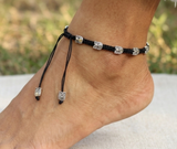 Anklet Handmade Thread With Owl Charms ( 2 Pcs. )