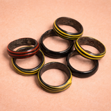 50 Pcs, Assorted Multi Glass Finger Rings