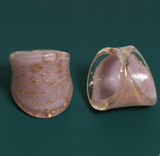 10 Pcs, Assorted Gold Stone Violet Glass Finger Rings
