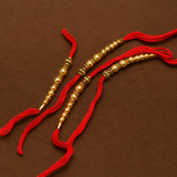 24 Pcs, Golden Beaded Thread