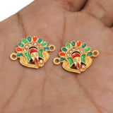 6 Pcs , 24x18mm Ganesha Connector