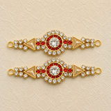 6 Pcs, Rhinestone connector