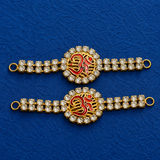 6 Pcs, OM Rhinestone connector