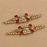 6 Pcs, Rhinestone Connector