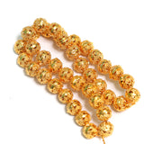 6mm Brass Round Golden Beads