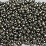 100Gm Glass Seed Beads Metallic 6/0