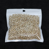 100Gm Glass Seed Beads Metallic 6/0