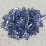850 Pcs Nippon Seed Beads Twisty Buggles Light Blue