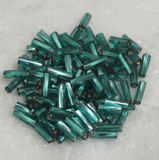 850 Pcs Nippon Seed Beads Twisty Buggles Teal