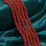 1 Mtr Trans Seed Bead Beaded String For Necklace