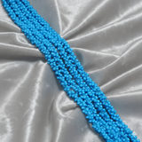 1 Mtr Opaque Seed Bead Beaded String For Necklace
