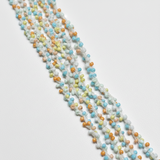 1 Mtr Opaque Seed Bead Beaded String For Necklace