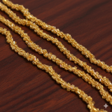 1 Mtr Seed Bead Beaded String For Necklace Golden