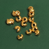 100 Pcs, 5-6mm Crimp Beads Cover