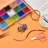 DIY 8/0 Glass  Mixed Color Seed Beads