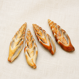 4 Pcs 2-3 Inches Sliced Seashells Cut Strombus Shells
