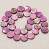 12mm Disc Shell Beads 1 String