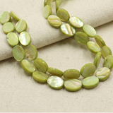 19x13mm Oval Shell Beads 1 String