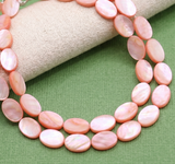 19x13mm Oval Shell Beads 1 String