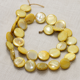 12mm Disc Shell Beads 1 String