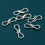 50 Gm, 14x8 mm Silver S Hook