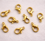 25 Pcs, 16mm  Finish Lobster Clasps