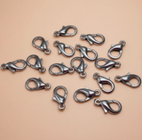 10 Pcs, 20mm Gold Finish Lobster Clasps