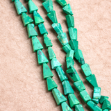 2 Strings Semiprecious Howlite Beads 9x7mm