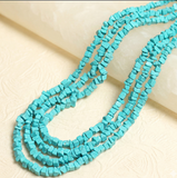 2 Strings Semiprecious Howlite Beads 4mm