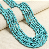 2 Strings Semiprecious Howlite Beads 4mm