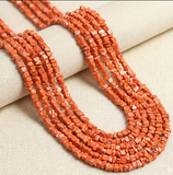 2 Strings Semiprecious Howlite Beads 4mm