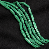 2 Strings Semiprecious Howlite Beads 4x16mm