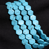 2 Strings Semiprecious Howlite Beads 12mm