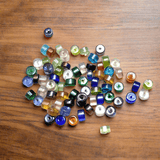 200gm Glass Bugles Beads Assorted Rainbow 6 mm