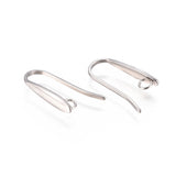 4 Pcs Tarnish Resistant 304 Stainless Steel Earring Hooks 9x3mm