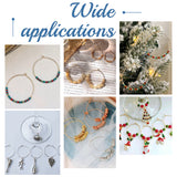 1 Set 316 Surgical Stainless Steel Hoop Earrings Findings, Wine Glass Charms Findings, 20mm/25mm/30mm/40mm