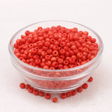 50gm 4/0 Preciosa Opaque Classic Red Seed Beads