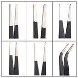 Iron Beading Tweezers Sets Black