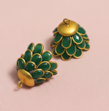 4 Pcs Pacchi Jhumka 14x17 mm